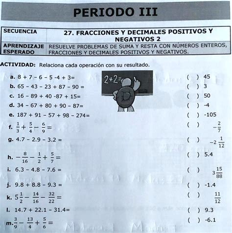 Won Buscar Excesivo Problemas De Suma Y Resta Con N Meros Enteros