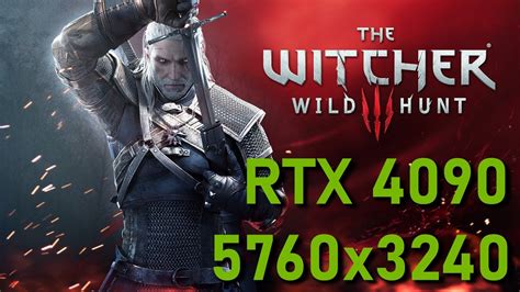 RTX 4090 5760x3240 Nvidia DSR Gameplay Test The Witcher Wild Hunt