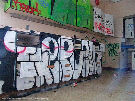 Drawers - Graffiti - Abandoned Hospital (Presidio, San Francisco)