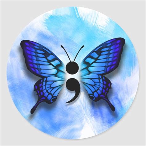 Semicolon Butterfly Svg