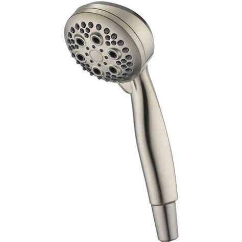 Delta 5-Spray 3.4 in. Single Wall Mount Handheld Shower Head in ...