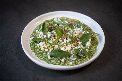 Spinach risotto with feta cheese - Stavris Georgiou