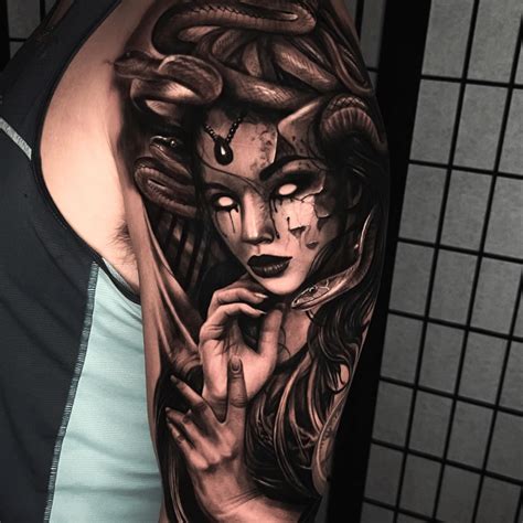 Medusa Tattoo Half Sleeve