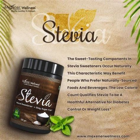 Maxener Wellness Stevia At Rs Jar In Indore Id