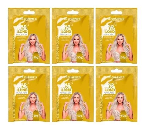 Kit Matizador Intensy Color Gold Le Charmes Sache G Mercadolivre