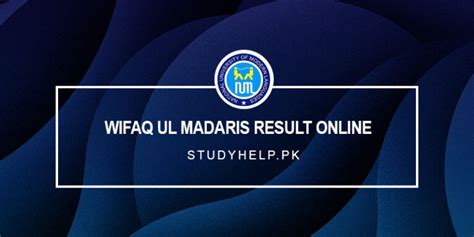 Wifaq Ul Madaris Result Online Hijri Pdf