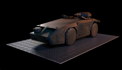 M577 APC Aliens 3D Model CGTrader