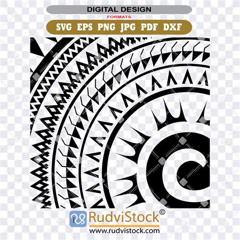 Polynesian tribal decor pattern - Rudvistock