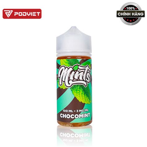 Tinh Dầu Mints Chocomint 100ML 3MG Sỉ Lẻ Pod Vape