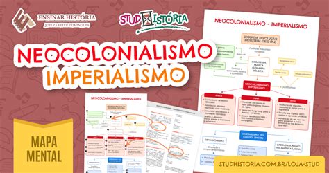 Neocolonialismo E Imperialismo Mapa Mental Studhist Ria