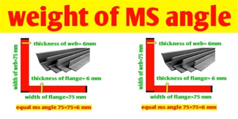 Steel Angle Weight Calculator Formula | Blog Dandk