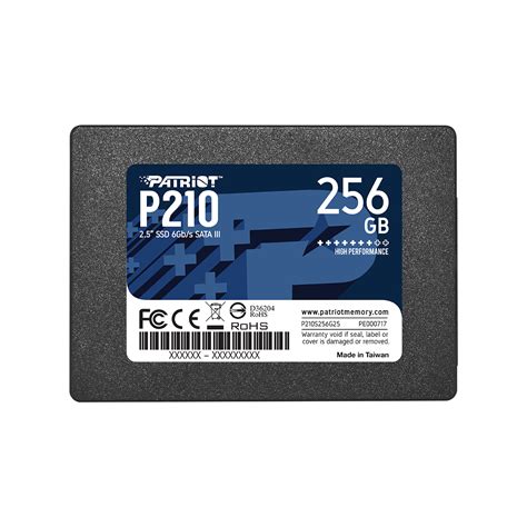 PATRIOT MEMORY P210 SSD 256GB SATA 3 Internal Solid State Drive 2 5