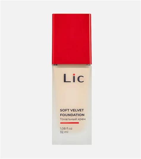 Тональный крем Lic Soft velvet foundation - «Профессиональный тональный ...