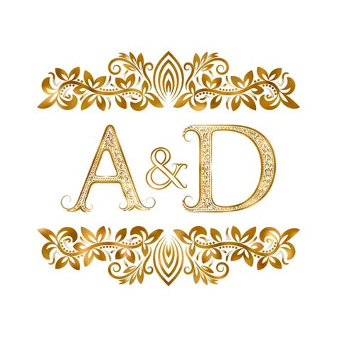 A R Vintage Initials Logo Symbol Stock Vector By Vectordivider 115448936