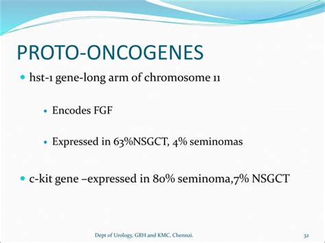 Tumour Markers In Urology Ppt