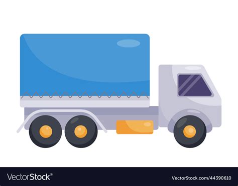 Blue truck icon Royalty Free Vector Image - VectorStock