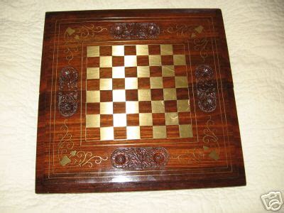 British Commissioned Antique Indian Chess Board