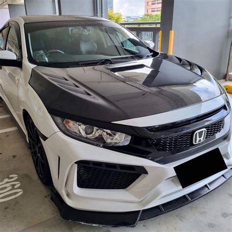 Honda Civic FC Carbon Fiber Hood Stage21 Bodykits Facebook