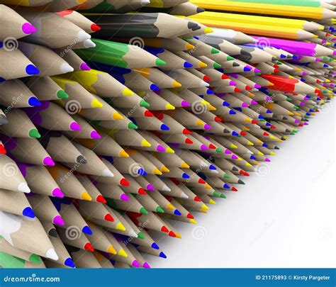 Coloured Pencil Crayons Stock Illustration Illustration Of Crayon