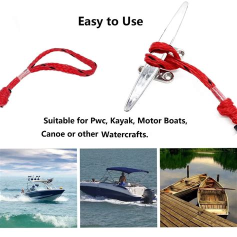 Snapklik Dock Lines Bungee Mooring Rope Bungee Dockline For Boat