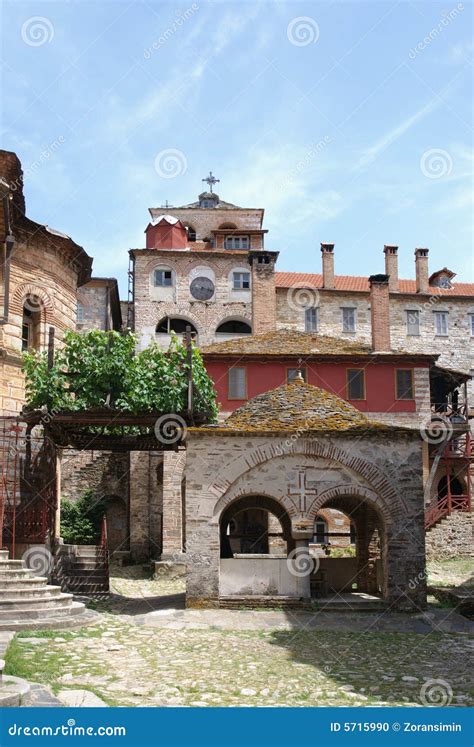 Monastery Hilandar stock photo. Image of holy, architecture - 5715990