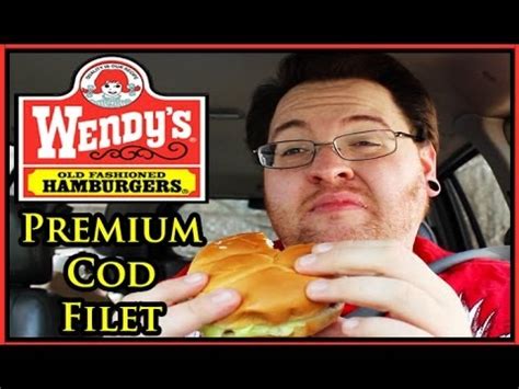 Wendy S Premium Cod Filet Sandwich Food Review YouTube