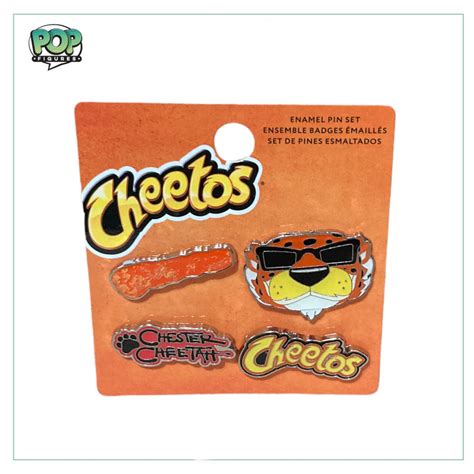 Cheetos 4 Pack Enamel Pin Set Cheetos