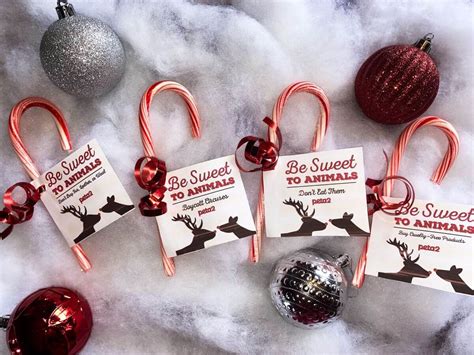 mission: use our ‘candy cane grams’ with holiday gifts | peta2