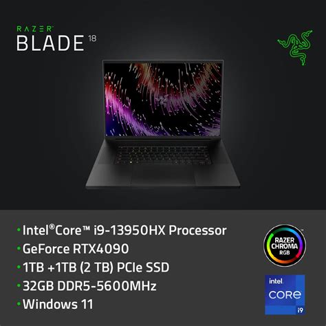 雷蛇razer Blade 18 Rz09 0484uth4 R3t1 18吋電競筆電i9 13950hxrtx409032g2t 其他系列 Yahoo奇摩購物中心