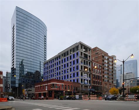 Commercial Addition At 732 W Randolph Street Fully Tops Out In Fulton Market Chicago Yimby