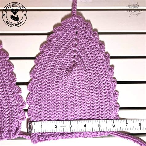 Handmade Crochet Boho Style Pink Bikini Topfestival Etsy