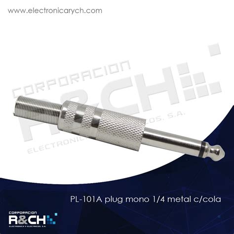 Pl 101a Plug Mono 14 Metal Ccola Electronica Randch