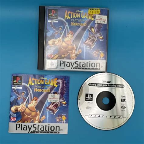 DISNEY’S HERCULES ACTION Game PlayStation PS1 PAL Platinum Complete ...