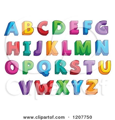 Colorful Alphabet Letters Posters, Art Prints by - Interior Wall Decor ...