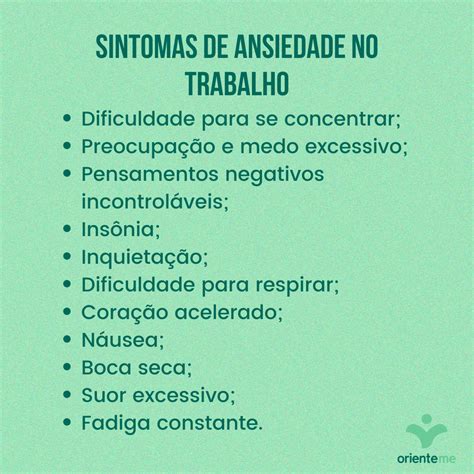 Ansiedade No Trabalho O Que Causa Quais Os Direitos