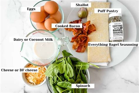 Easy Puff Pastry Quiche Recipe With Spinach And Bacon