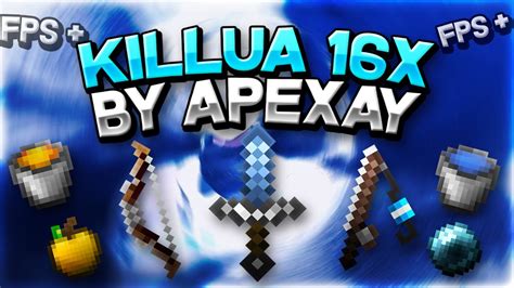 Killua 16x By Apexay Minecraft Pvp Texture Pack Fps Boost Youtube