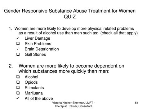 Gender Responsive Substance Abuse Training For Women Ppt Download