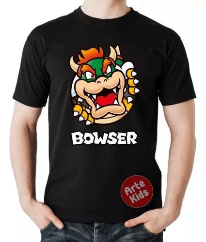 Polo Bowser Mario Bros Hombre Cuotas Sin Inter S