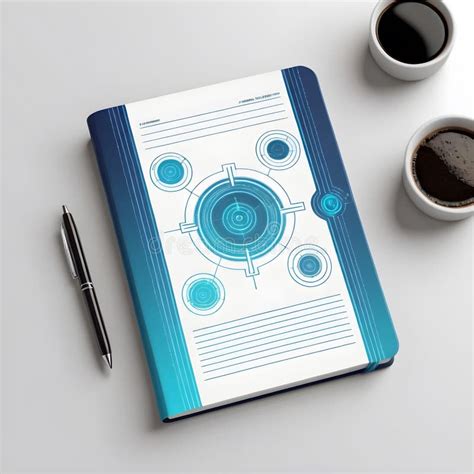 Tech Theme Journal Design stock illustrati…