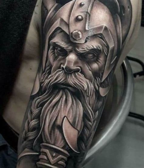 Viking Warrior Tattoos For Men