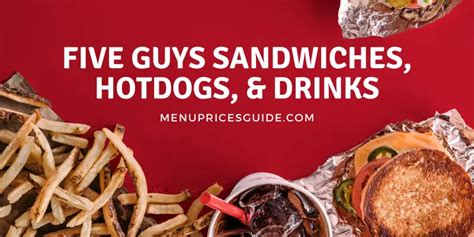 Five Guys Menu Prices Updated 2024