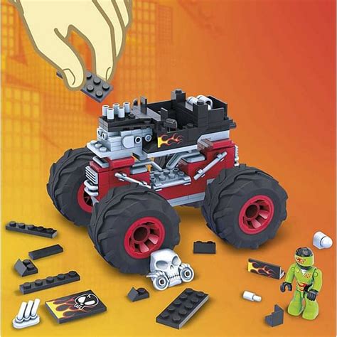 Mattel Reveals Mega Construx X Hot Wheels Monster Truck Sets