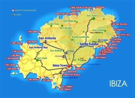 Mapa De Ibiza