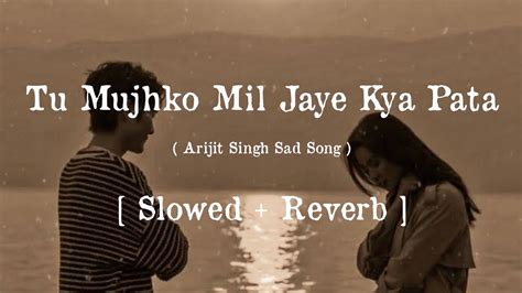 Tu Mujhko Mil Jaye Kya Pata Slowed Reverb Arijit Singh Lofi Songs Sad