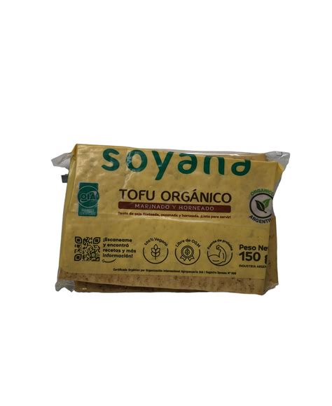 TOFU ORGANICO SAZONADO 150G SOYANA Biomarket