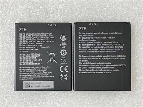 1 New Battery For ZTE Blade A31 Li3830T43P8H486375 3050mAh EBay