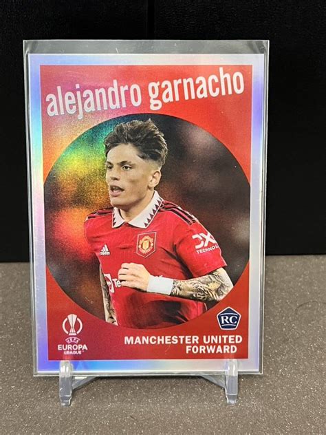 Topps Chrome Uefa Competition Soccer Alejandro Garnacho Rc