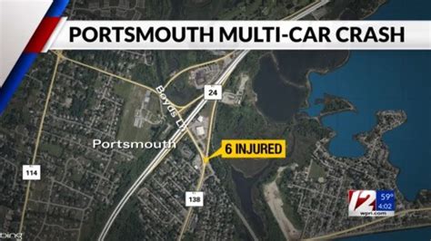 Officials Investigating Multi Car Crash In Portsmouth