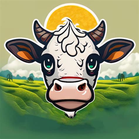 Premium Photo Dairy Cow Illustration